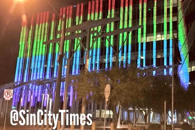 Tropicana Field lights up in rainbow colors for Pride Month