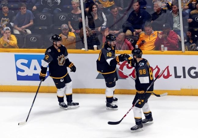 Aaron Ekblad Florida Panthers 2016 NHL All Star Game Intro Worn Reebok  Jersey