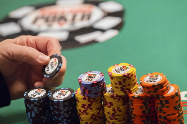 Vejhus dø Spekulerer WSOP players say there's an art to stacking chips | Las Vegas Review-Journal