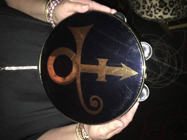 The tambourine Elisa Fiorilo played during her years on tour with Prince  and the New Generation. (John Katsilometes/Las Vegas Review-Journal) | Las  Vegas Review-Journal