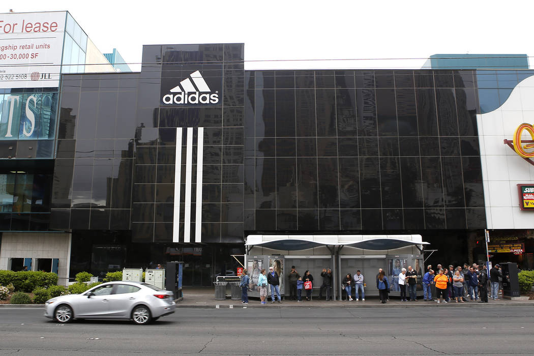 Adidas plans to open newly remodeled Las Vegas Strip store