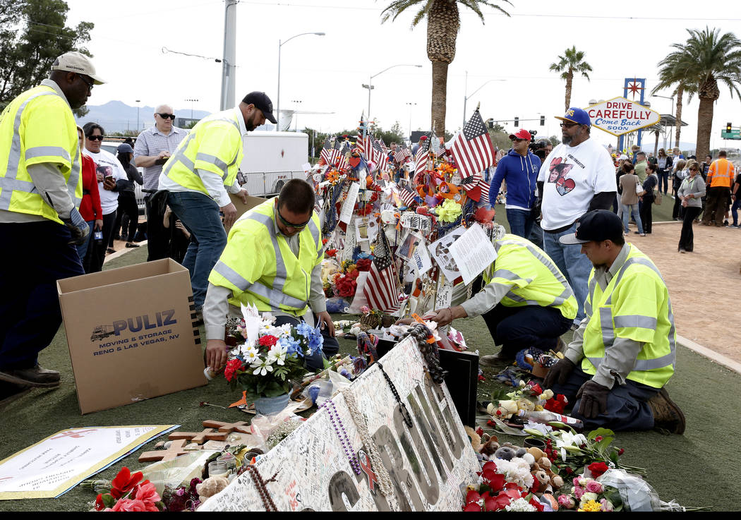 Las Vegas Shooting Memorial Moves To New Home In Emotional Farewell