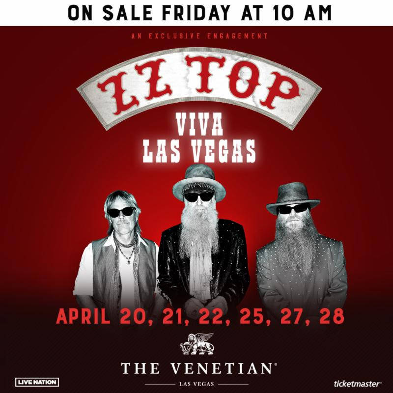 ZZ set for 5-show run at Venetian Theater | Vegas Review-Journal