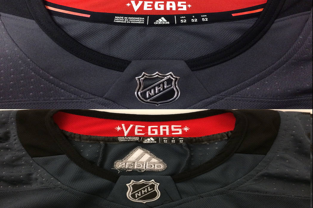 How to spot a fake NHL jersey