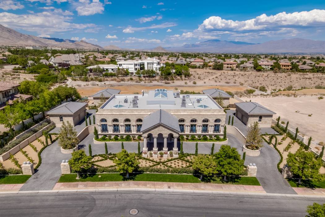 Boxer Floyd Mayweather bought the home at 9504 Kings Gate Court in Las Vegas,  seen above, for $10 million. (Luxury Estates International)