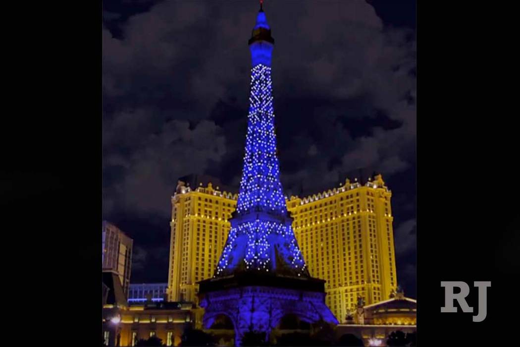 Paris Las Vegas to add new lights to Eiffel Tower