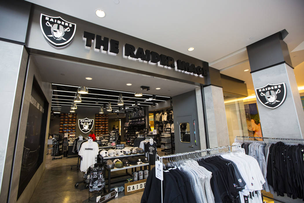 A view of The Raider Image store at the Galleria at Sunset mall in  Henderson on Wednesday, May …