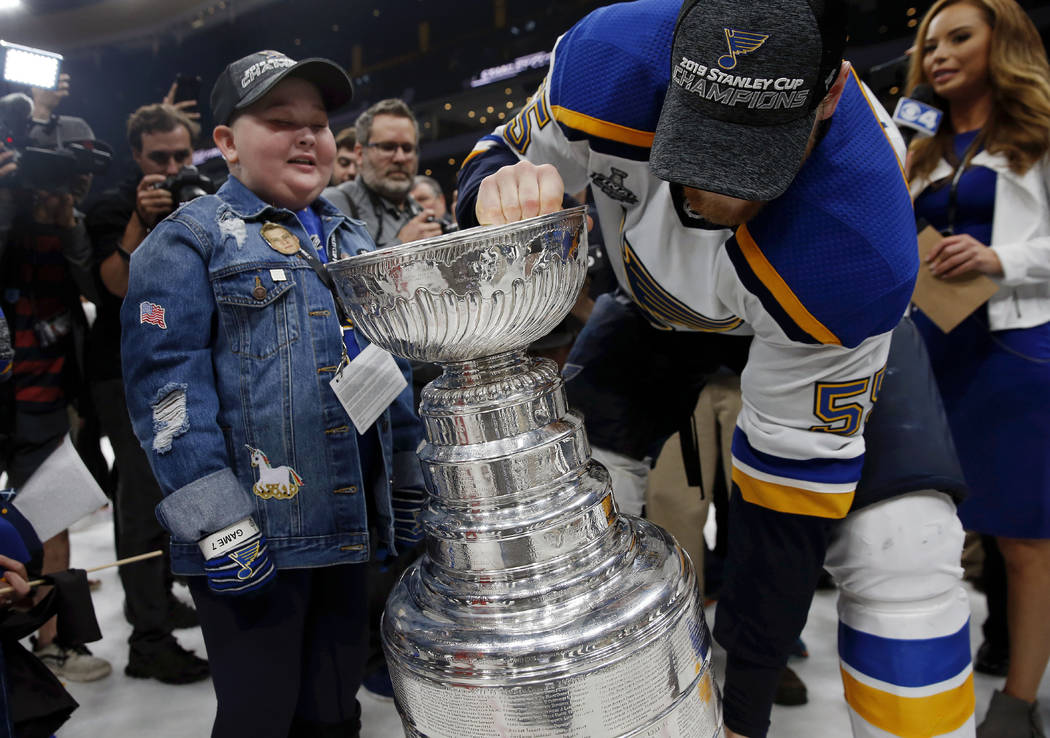 Blues Stanley Cup apparel bought by early fans in Springfield