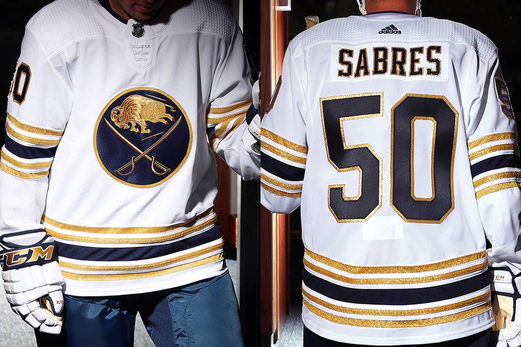buffalo sabers 50th anniversary jersey