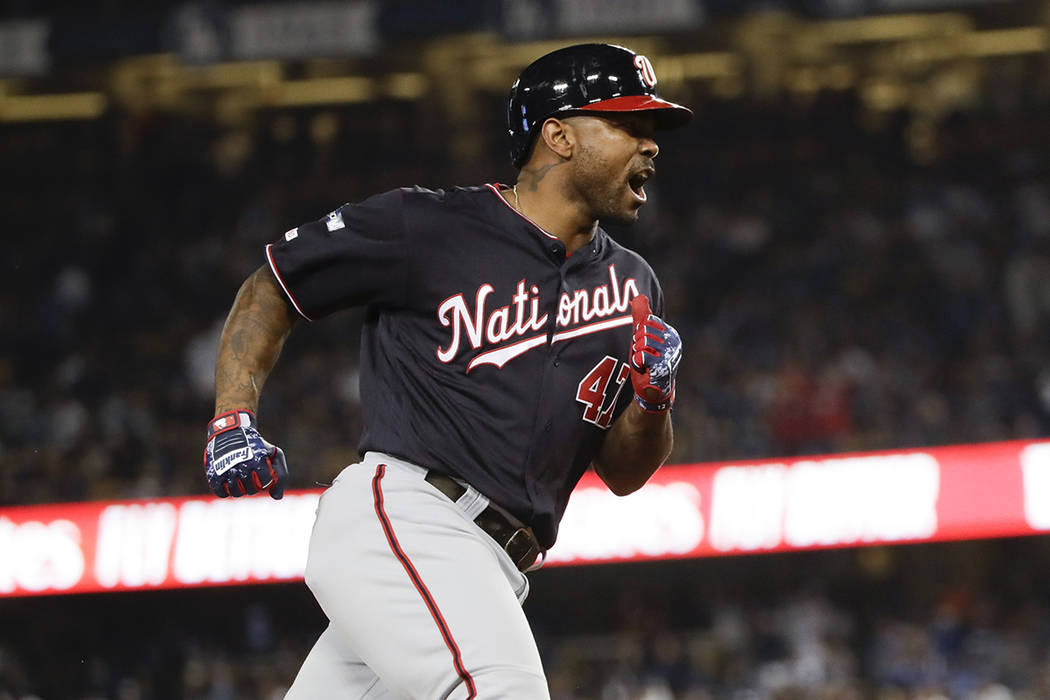 Kendrick's slam sends Nats past stunned Dodgers into NLCS
