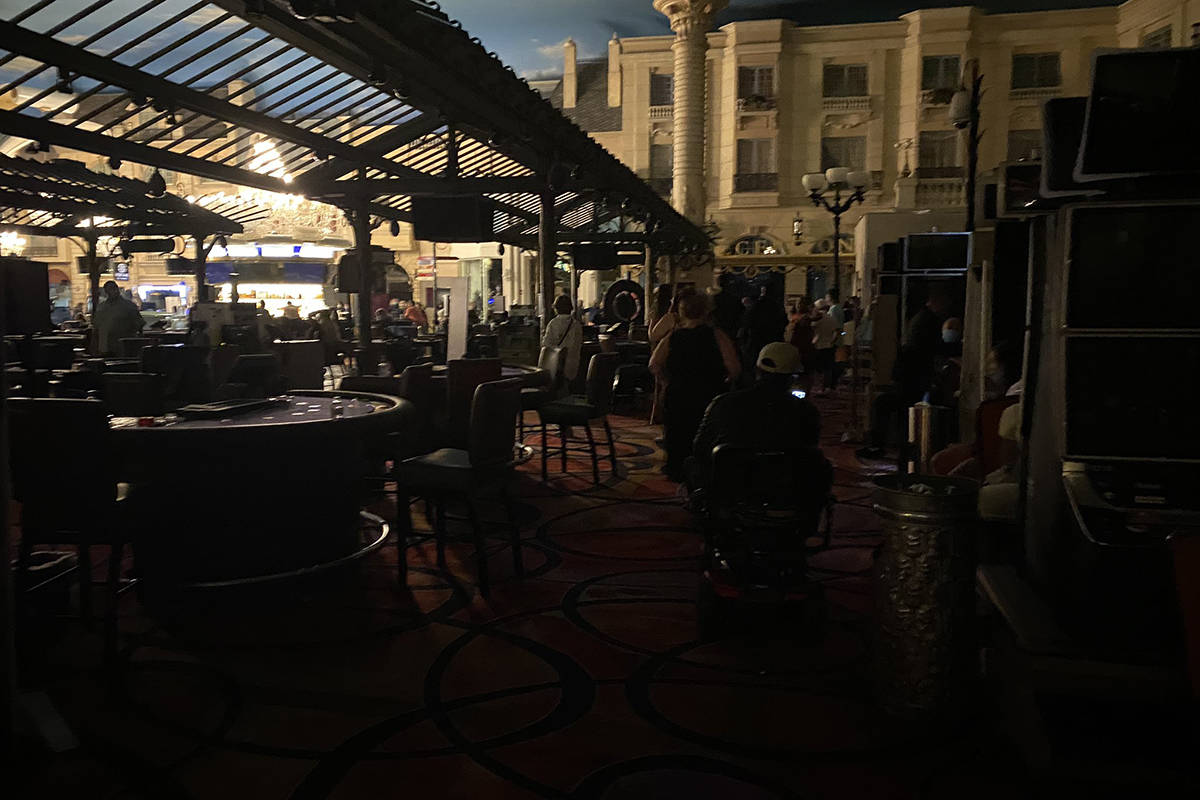 Paris Las Vegas power back on after outage forces evacuations, The Strip