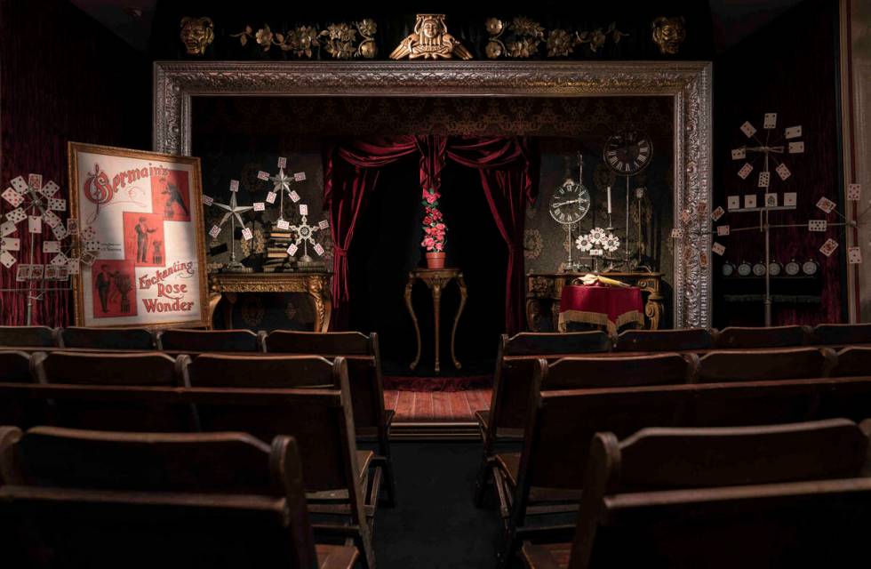 A recreated theatre  wherever  the magician Martinka performed sits wrong  David Copperfield's Inter ...