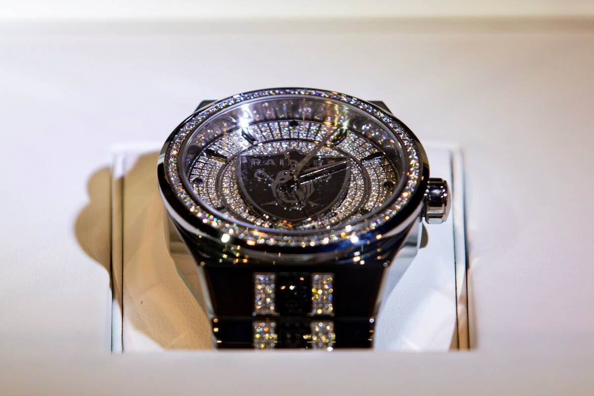 Sports Licensing show unveils $30K custom Raiders watch, Conventions