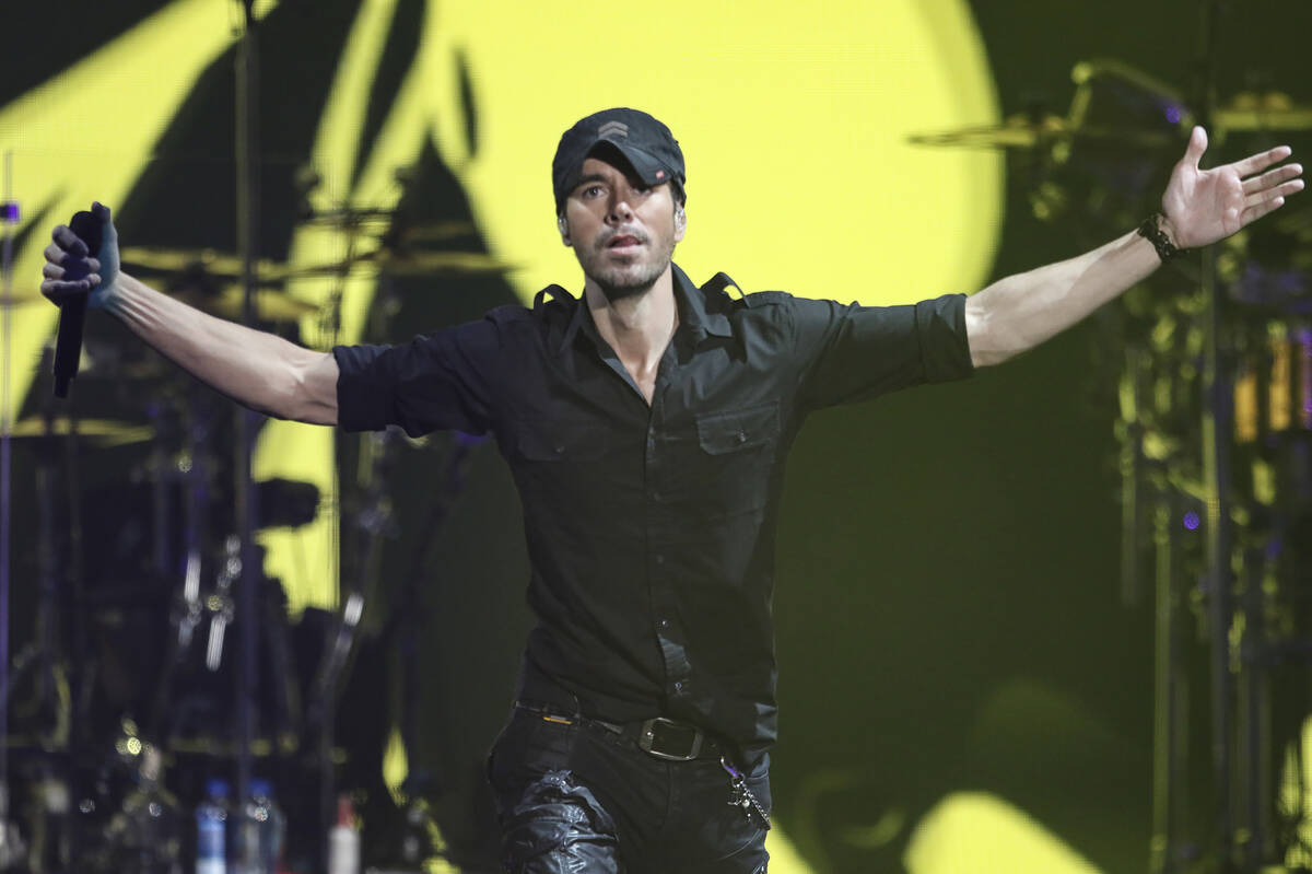 EXCLUSIVE!! Pop music superstar Enrique Iglesias takes to the