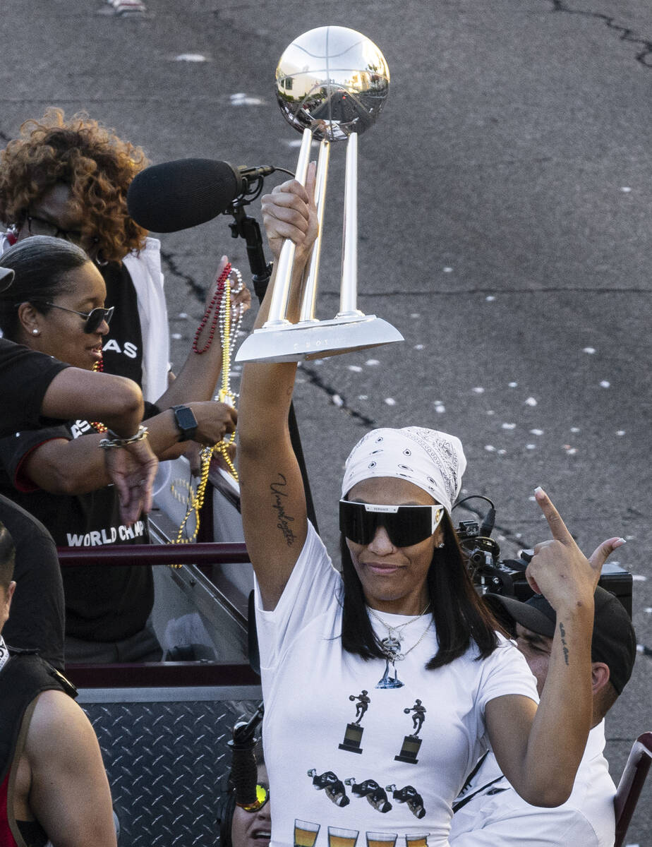 Aces take WNBA Championship party to Las Vegas parade - JWS