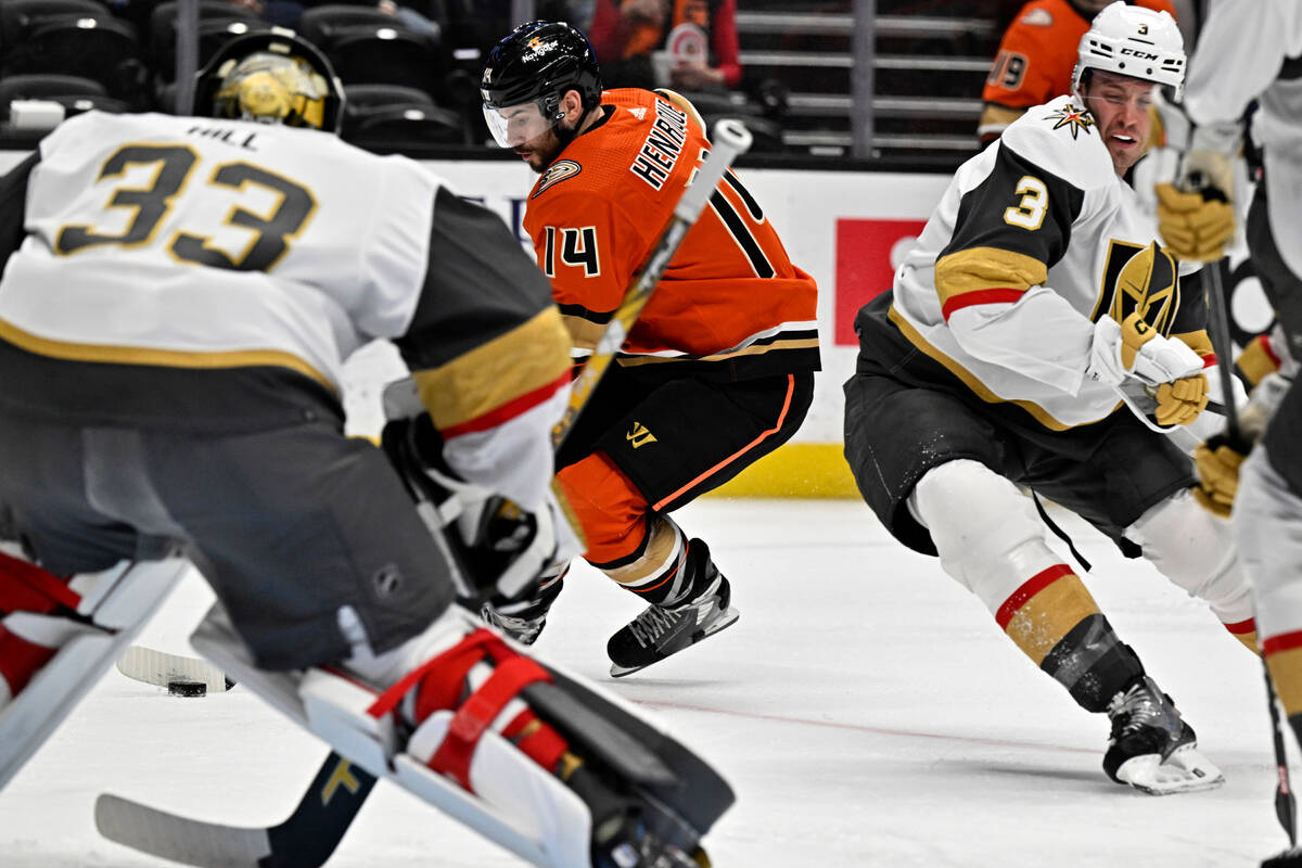 John Gibson stops 49 shots, Ducks edge Knights in shootout - The Rink Live