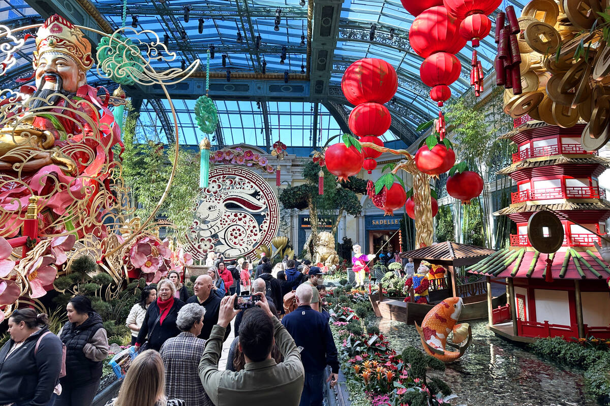 Bellagio Conservatory Chinese (Lunar) New Year Display 2022