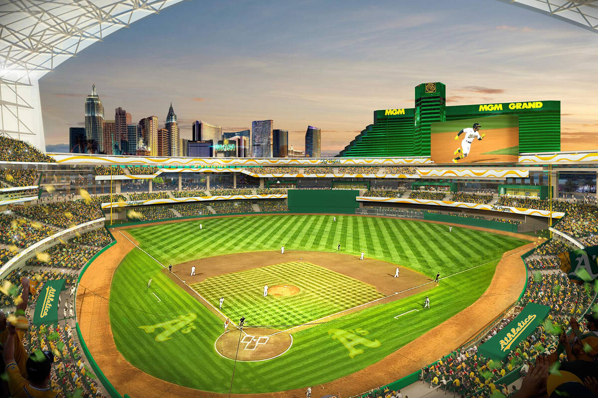 Oakland Athletics Las Vegas MLB ballpark renderings released, Athletics