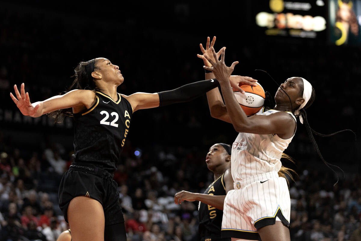 Aces, A'ja Wilson sweep Chicago Sky, advance to WNBA semifinals, Aces