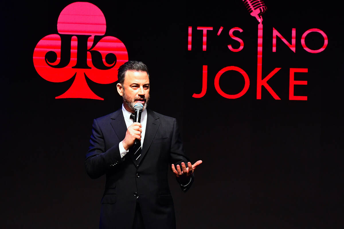 Jimmy Kimmel cancels benefit show in Las Vegas, Kats, Entertainment