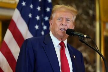 Donald Trump speaks during a news conference at Trump Tower, Friday, May 31, 2024, in New York. ...