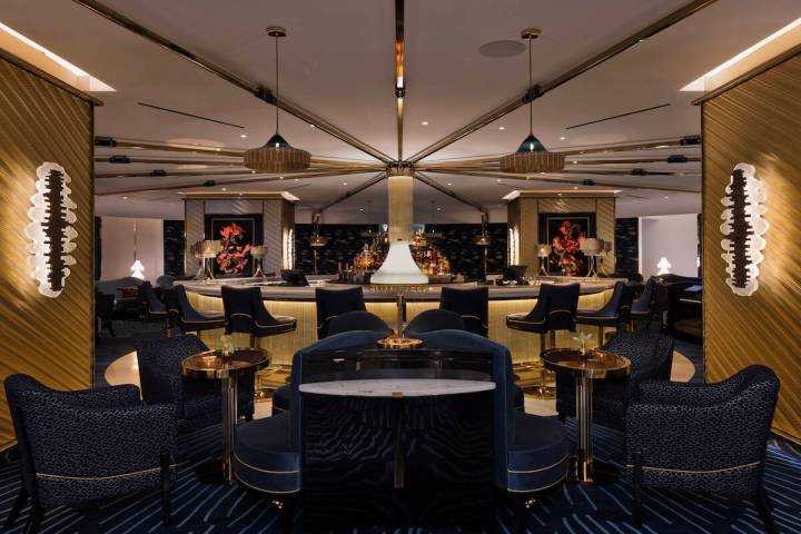The Collins bar is seen inside Fontainebleau Las Vegas. (Courtesy Fontainebleau)